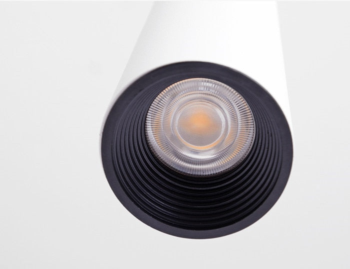 NovaCrest Cone LED Pendant Light Overhead View - OpalDwell