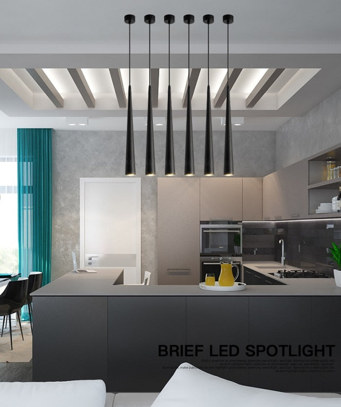Aluminum Pendant Light Sleek Modern Design Detail - OpalDwell