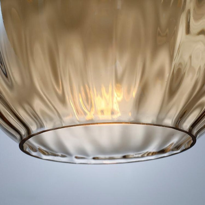 Wood Pendant Light with warm glow lighting | OroDwell