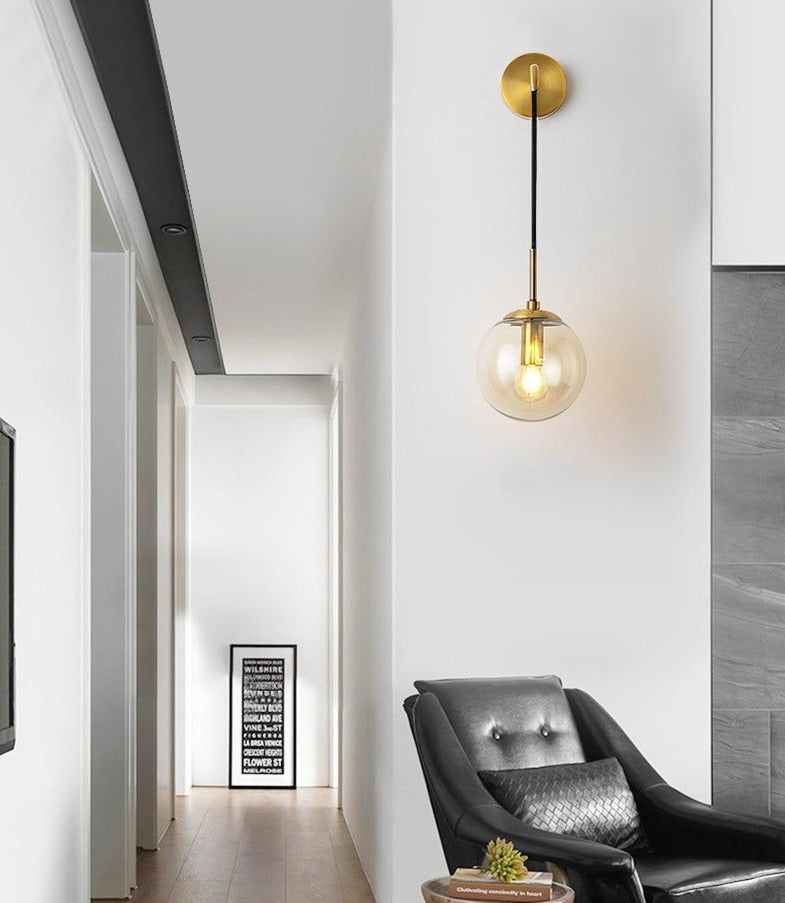 Wall sconce dimensions for hallway spaces