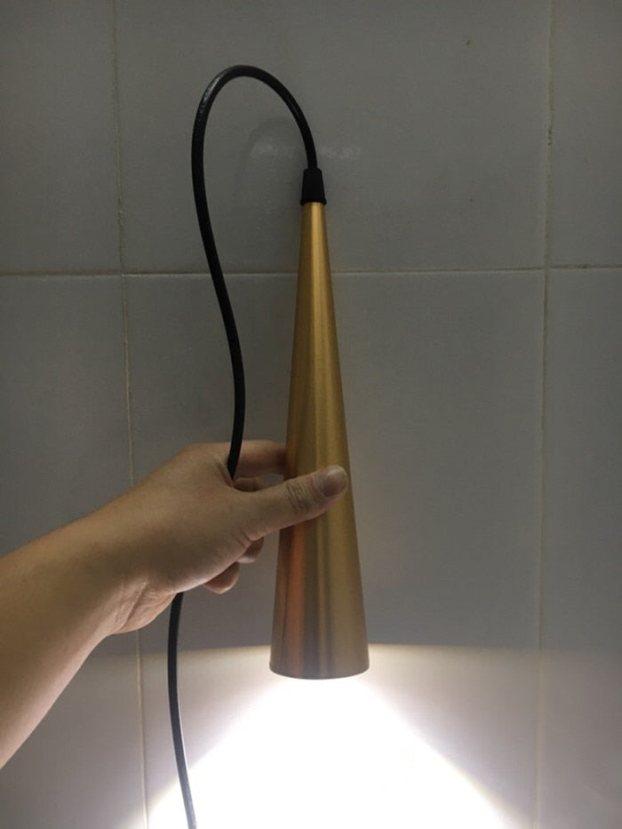 Cone LED Pendant Light Modern Aesthetic Accent - OpalDwell