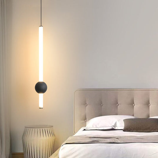 Pendant Light in Black Shade for Living Room