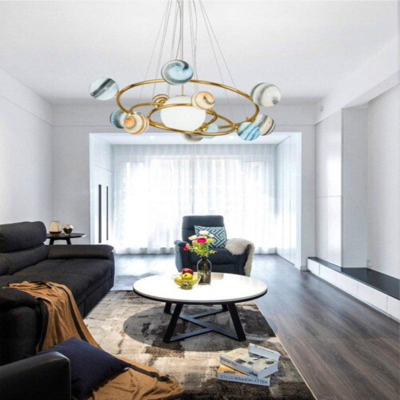 LumiSphere Chandelier - Statement Piece for Study