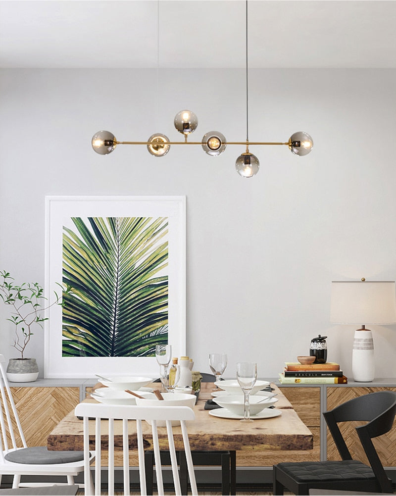 Solara Fixture – Gold Iron Rod Construction