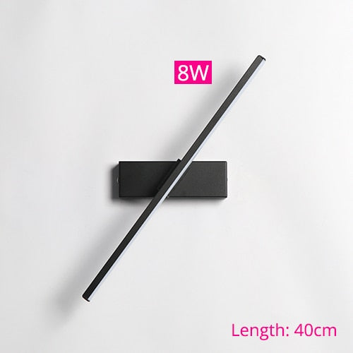 Aluminum wall lamp sleek modern silhouette