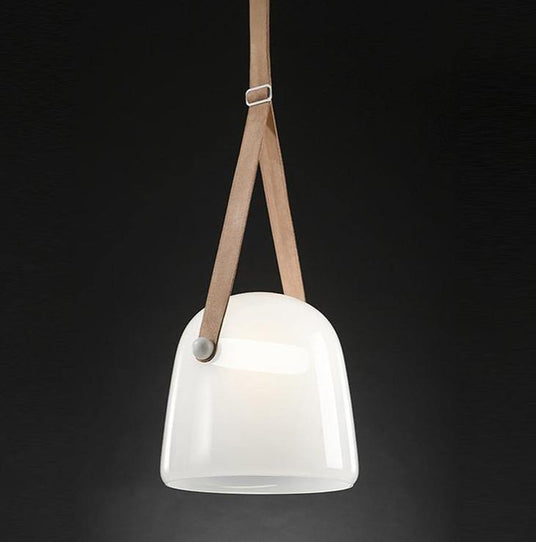 Glass Pendant Light – square design detail view | OroDwell