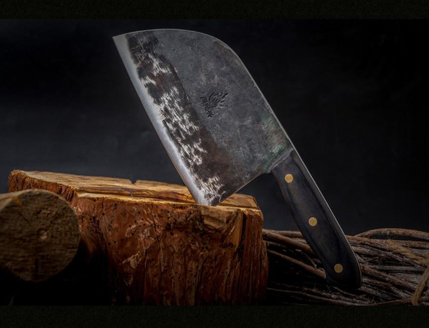 Morava Handmade Serbian Chef Knife blade edge sharpness - OpalDwell