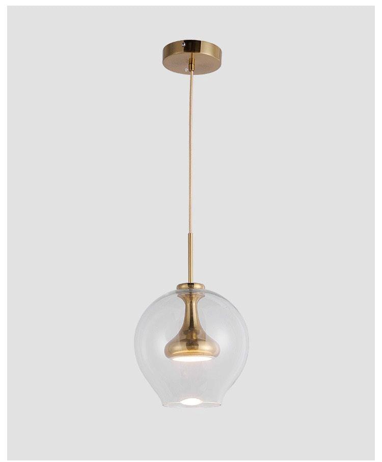 Tulip Pendant Light Installed in Modern Living Room