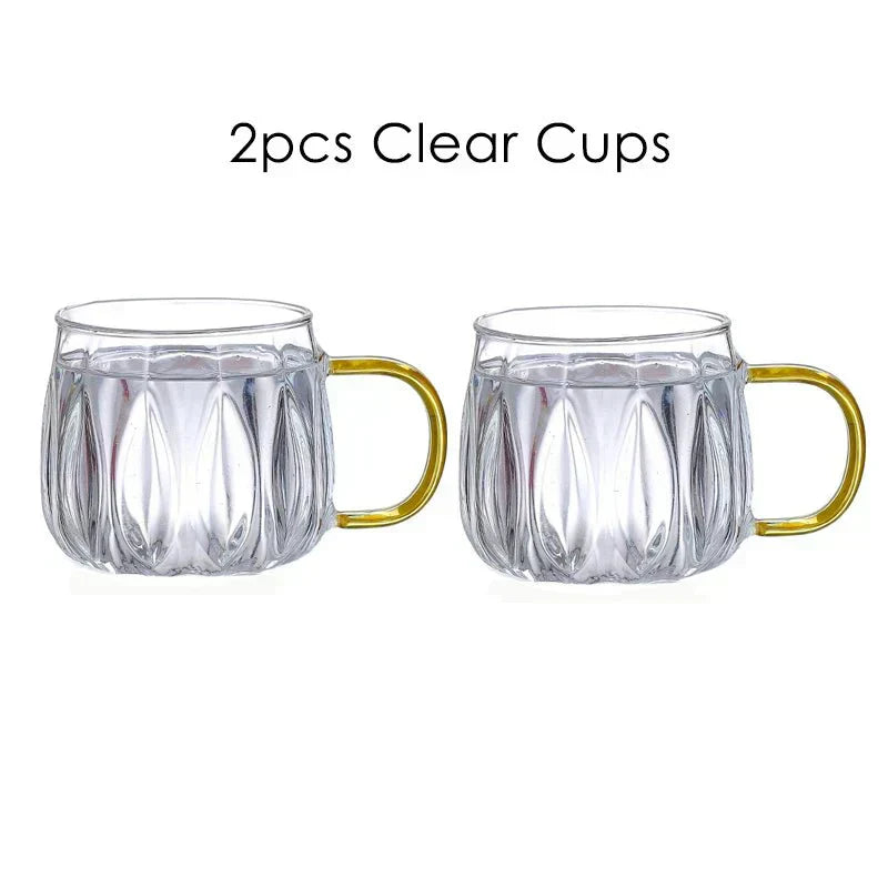 Glass Pitcher Set 2000 ml capacity size view - OpalDwell