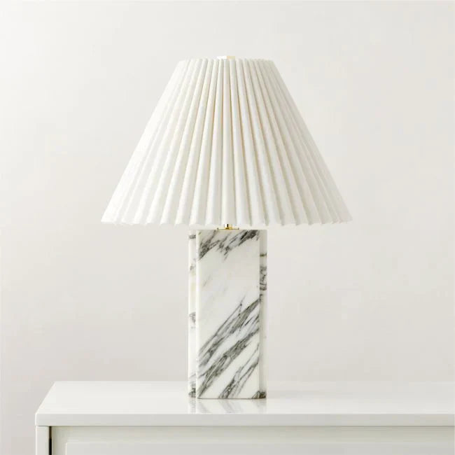 Marble Base Table Lamp for Home Interior