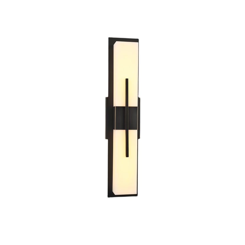 The sconce turned to show how far the body stands off the wall