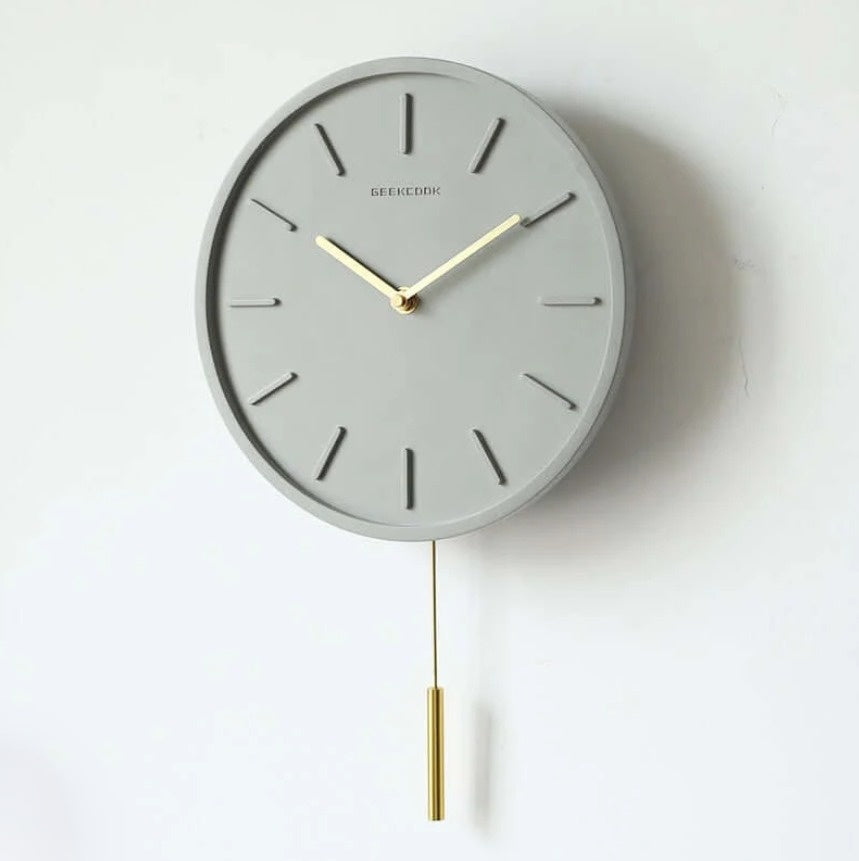 Fjordline Wall Clock – Scandinavian Minimalist Design