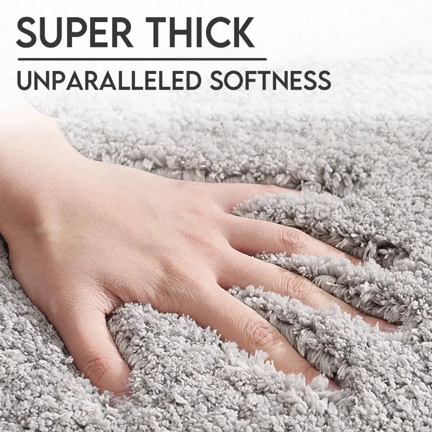 Non-slip bathroom rug for contemporary home interiors