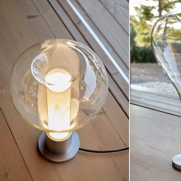 Glass Table Lamp – lava art design for modern home decor | OroDwell