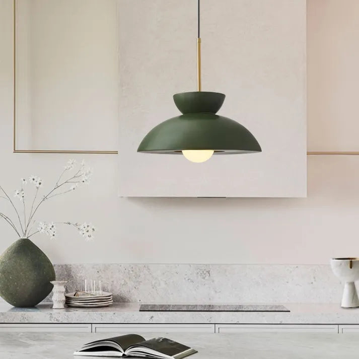 Resin Pendant Light Ambient Lighting View - OroDwell