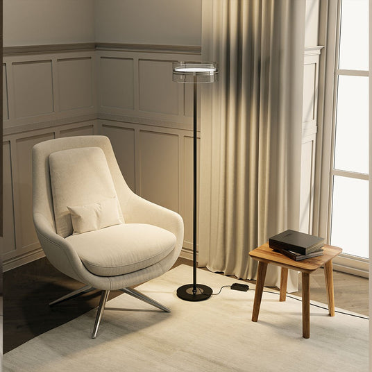 Glass Wall Lamp – contemporary design detail view | OroDwell