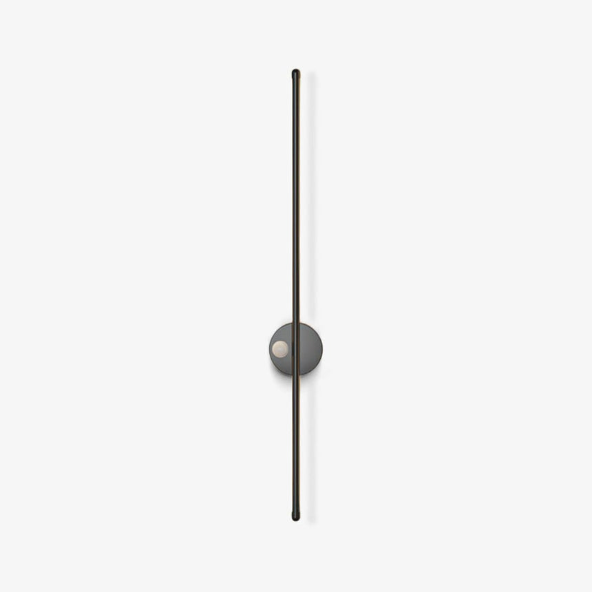 A slim black rod on a round hub, standing vertical and switched off