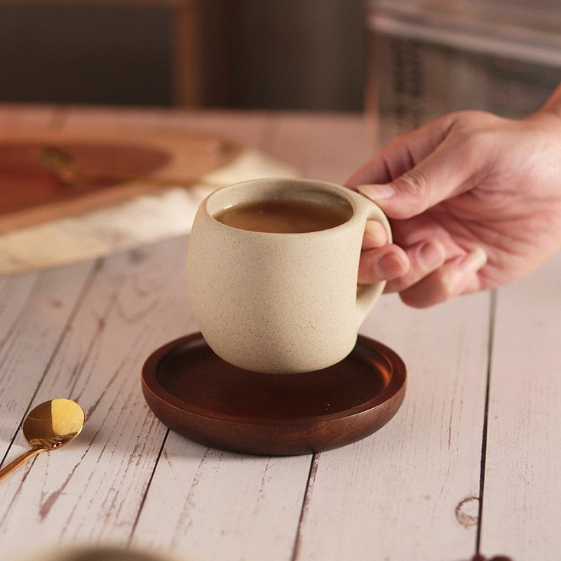 Hana Zen Ceramic Coffee Cup Set for coffee and tea - OpalDwell