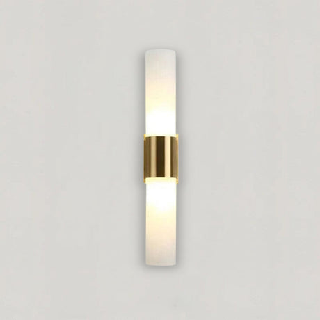 Nordic LED acrylic wall sconce with warm up and down glow mounted in a modern kitchen interior