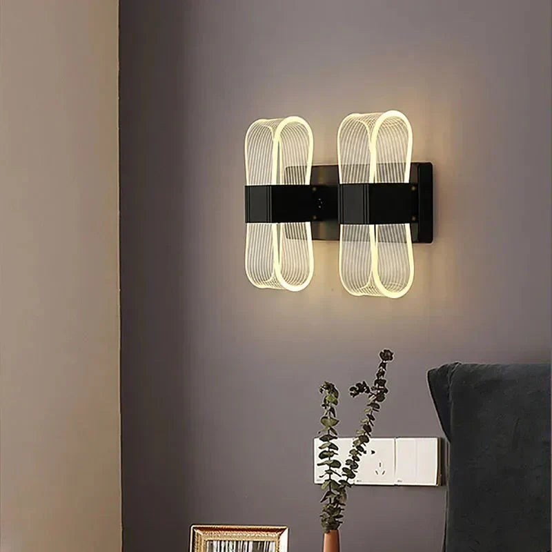 Aluminum Wall Sconce LED Soft Ambient Glow Design for Hallways