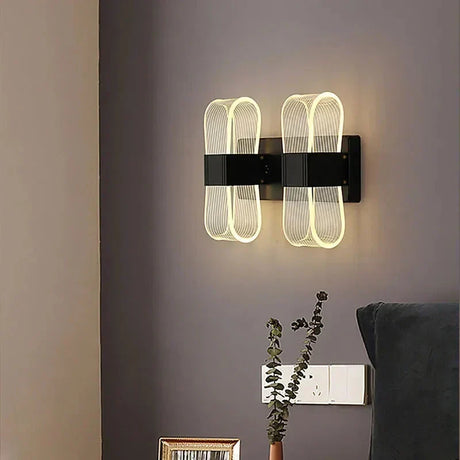 Aluminum Wall Sconce LED Soft Ambient Glow Design for Hallways