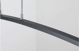 Aluminum pendant lamp with remote control