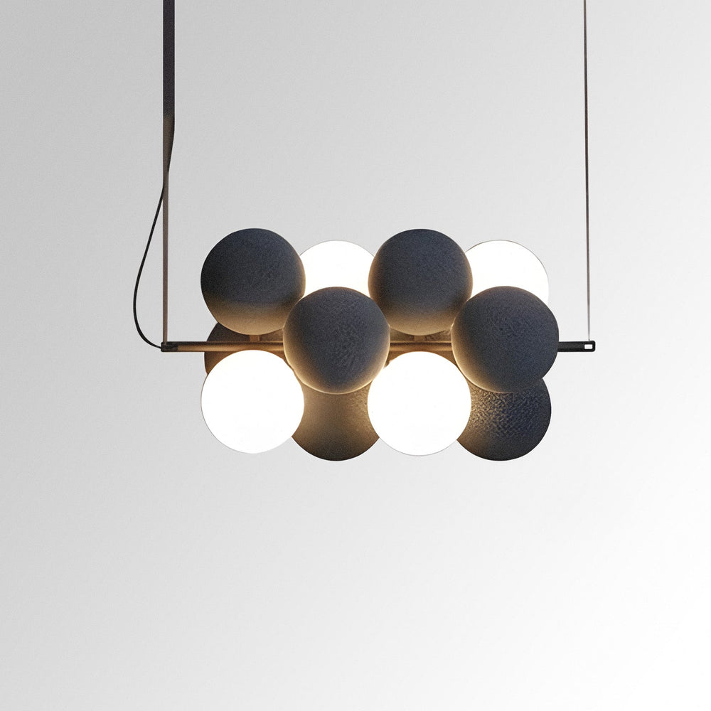 Geometric Sphere Chandelier for Dining Room