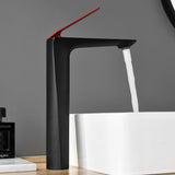 Single-handle brass vessel faucet - single-hole installation