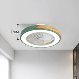 Boreal Timber Ceiling Fan Top View Perspective - OpalDwell