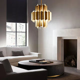 Gold Drop Pendant Light for Living Room Ceiling