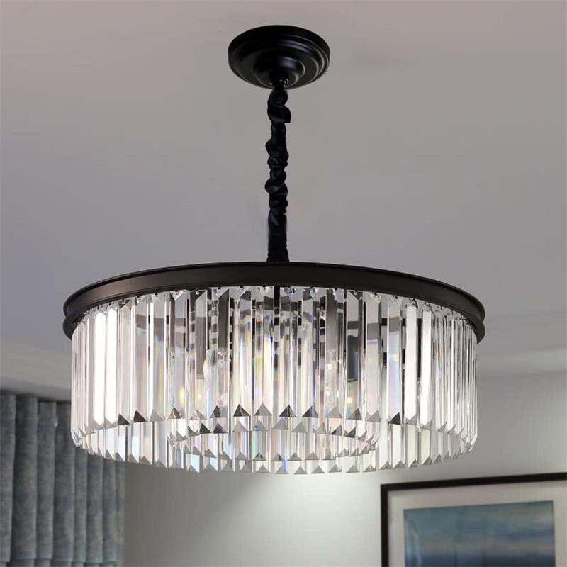 Stainless steel chandelier for living room