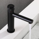 Single-handle bathroom mixer faucet for small bathroom spaces - anti-limescale aerator