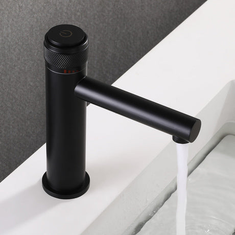 Single-handle bathroom mixer faucet for small bathroom spaces - anti-limescale aerator