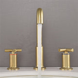 Widespread waterfall faucet - ceramic spool valve