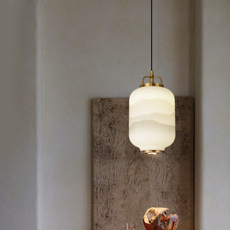Frosted Glass Ceiling Lamp Detail