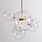 Glass Chandelier - Ceiling Fixture Detail