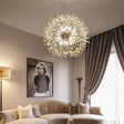 Crystal pendant light LED dandelion design for bedroom