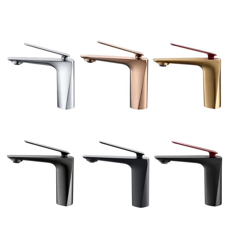 Brass vessel faucet with easy installation design
