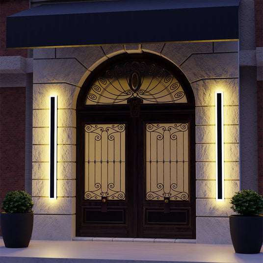 Wall Lamp with Metal and Acrylic Finish for Garden | OroDwell