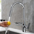Single-Lever Kitchen Faucet Pull-Down Sprayer