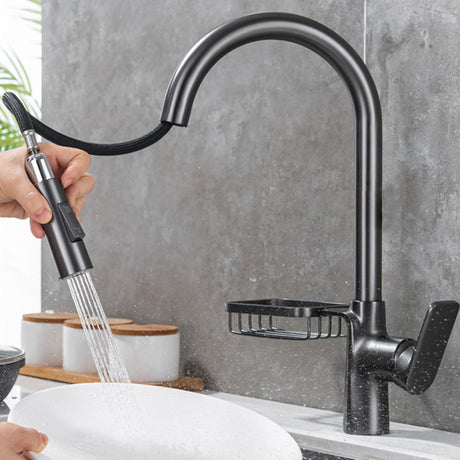 Pull-Down Sprayer Kitchen Faucet Detail