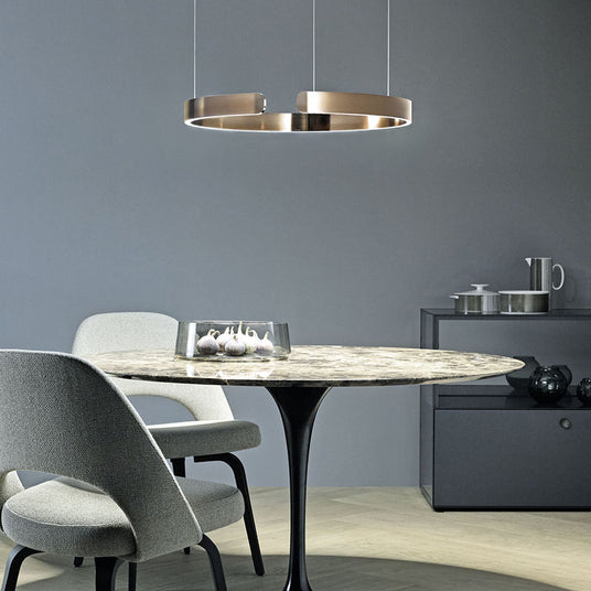 Round LED Pendant Light for Dining Area