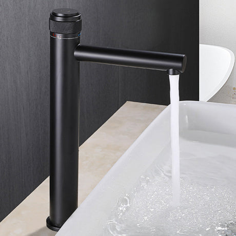 Single-handle bathroom mixer faucet with easy installation design - chrome finish spout