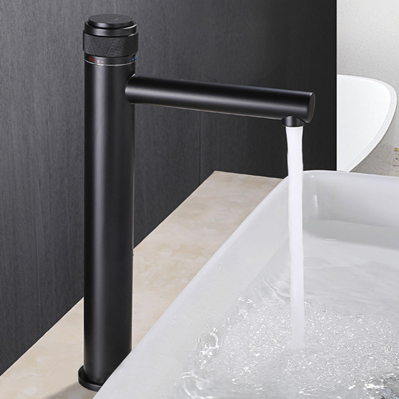 Single-handle bathroom mixer faucet with easy installation design - chrome finish spout