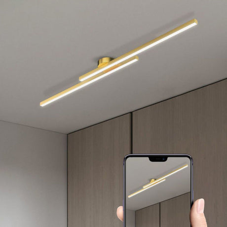 Slim profile ceiling light detail