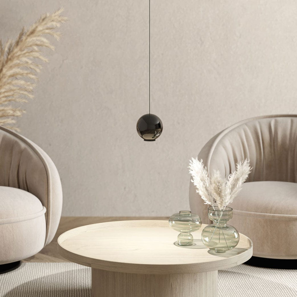 Metal pendant light with adjustable height design