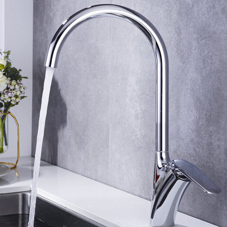 Kitchen tap alternate angle view