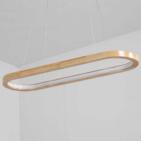 Wood Pendant Light for Small Space Lighting