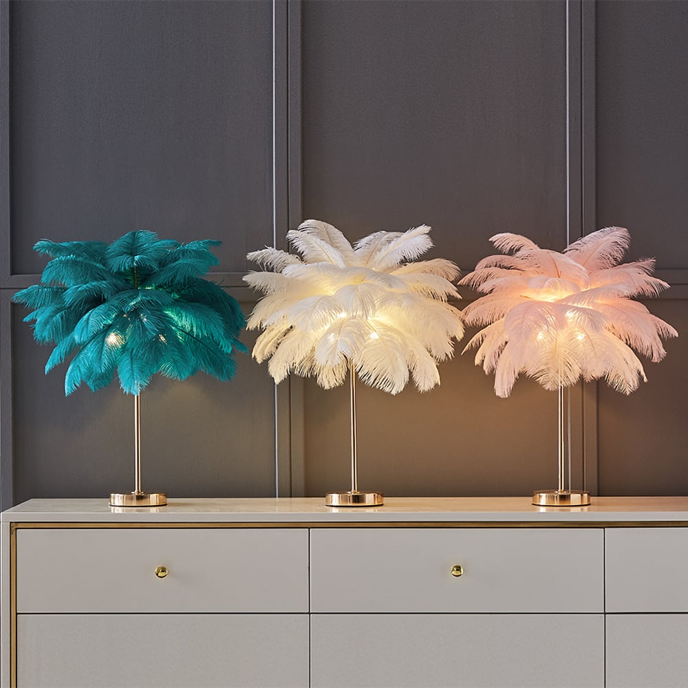 Gold Table Lamp for Living Room