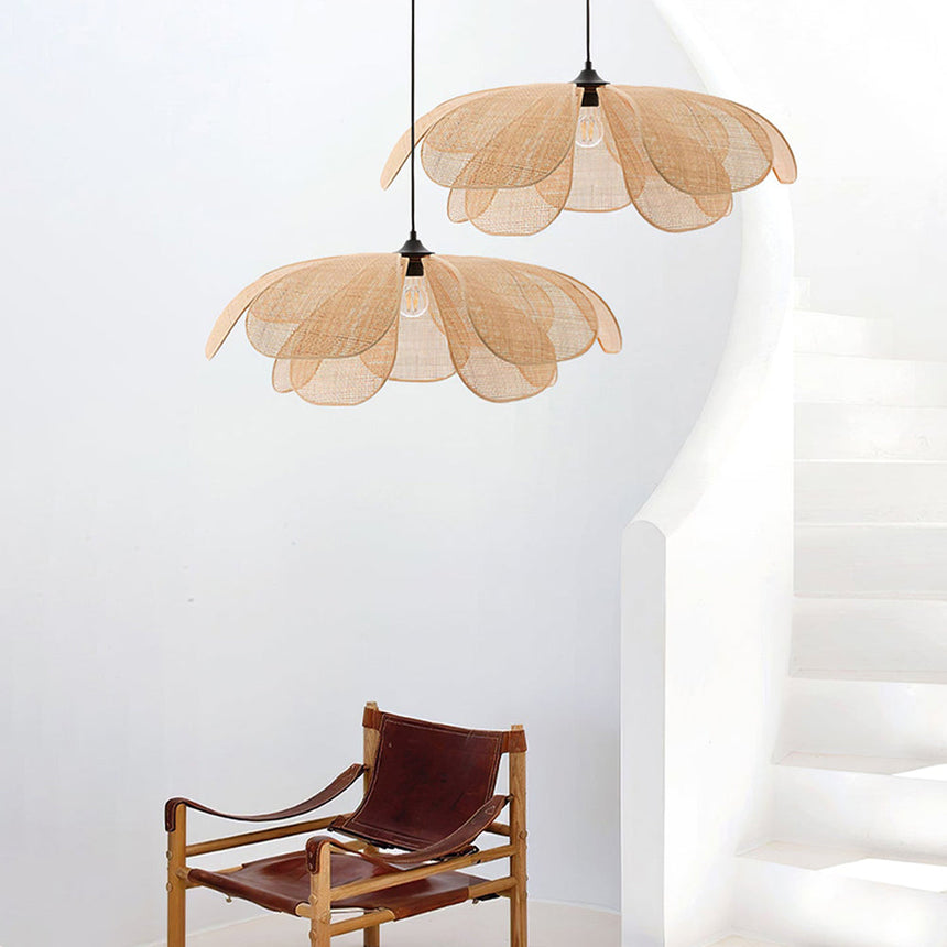 Wicker Pendant Lamp for Cozy Living Room Decor